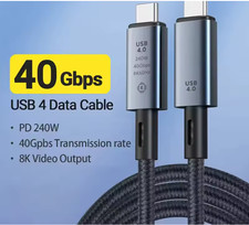 USB4 Cable with 240W Charging, 1M, 1x 8K Display, 40 Gbps picture