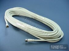 Leviton White 50 Ft Coaxial Video Cable F-Type RG6 Shielded C5858-50 picture