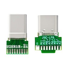 Cablecy 2pcs/lot OEM DIY USB-C USB 3.1 Type-C Male Female Plug Socket Connector picture
