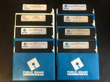Public Brand Software 8 Diskette Lot PC IBM picture