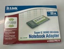 D-Link Super G MIMO Wireless Notebook Adapter PRE-N DWL-G650M BRAND NEW/SEALED picture