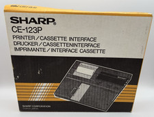 Vintage Sharp CE-123P Printer Cassette Interface w/ Original Box picture