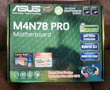NEW/NIB/open box~ASUS~M4N78 PRO Motherboard~AM3 CPU~NVIDIA GEFORCE 8300 w/shied picture