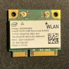 Intel Centrino Advanced-N 6200 Wifi Card 622ANHMW 02GGYM picture