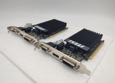 2x MSI Nvidia GeForce GT 710 1GB PCI-E Video Card DVI-D/HDMI GT 710 1GD3H LP picture