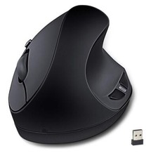 Ratón vertical inalámbrico ergonómico 2.4G para PC portátil de escritorio picture