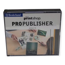 Broderbund The Print Shop Pro Publisher Version 15 Cd-rom for Windows 98/XP/NT picture
