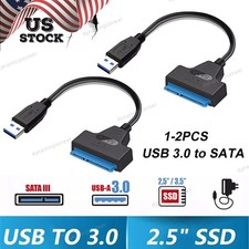1/2PCS SATA to USB 3.0 hard drive cable converter adapter Data cable 2.5