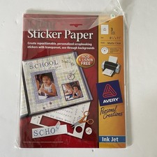 Repositionable Sticker Project Paper 8-1/2
