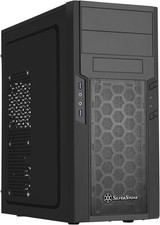 Silver Stone Technologies PS13B Black Plastic Panel  Steel Case With 2 RGB Fans picture