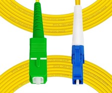 Fibergaga-OS2 LCU to SCA Fiber Optic Cable,Singlemode 2m(7ft), 5 Pack picture
