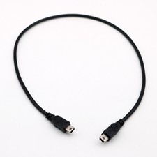 1pc USB Mini 5 Pin Male to Mini Male Plug Extentio M/M Connector Cable Cord 50cm picture