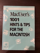 Vintage 1988 MacUser’s 1001 Hints & Tips for The Macintosh Paperback Book picture