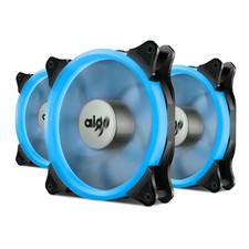 Aigo 140mm LED Halo  PC CPU Gaming Computer Case Cooling Neon Clear Fan Mod picture