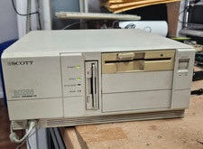 Retro Clean Vintage Scott Model 2000SC12 Desktop Computer 80286 Powers & Posts picture