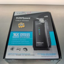 ARRIS SB6183 Surfboard 16x4 DOCSIS 3.0 Cable Modem - Black picture