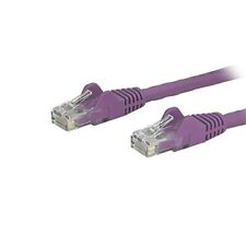 StarTech.com 12ft CAT6 Ethernet Cable - Purple CAT 6 Gigabit Ethernet Wire picture