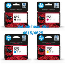 Original HP 655 Ink Cartridge Multi-pack Black Cyan Magenta Yellow 4615 4625 picture