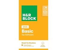 H&R Block Basic Tax Software 2025 for Windows and Mac, Step-by-Step Guidance, picture