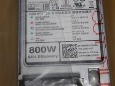 DELL POWEREDGE T550 800W PLATINUM PLUS POWER SUPPLY MGPPC 0P8GP BRACKET picture