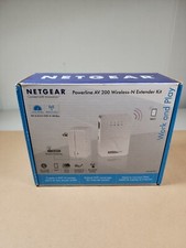 NETGEAR XAVNB2001  Powerline AV 200 WIRELESS-N Extender KIT Open Box picture