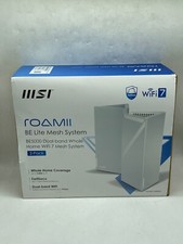 MSI Roamii BE Lite Mesh System - 2 Pack (WiFi 7, BE 5000, Up to 5,800 sq.ft. picture