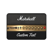 Marshall Amp Face Desk Mat | Custom Text Mouse Pad picture