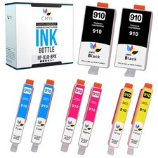 CMYi 8PK Compatible HP 910 Printer Cartridges for OfficeJet 8010 8015 8018 8022 picture