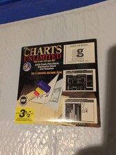 Wiz Technology Vintage 1994 Charts Unlimited Floppy Disc Computer 3.5”~ 3-1/2
