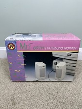 MLI Model 691H Hi-Fi Sound Monitor Computer Speakers Pair w/box Mint Condition picture