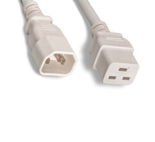 8Ft WHT Power Cord for HP HPE FlexNetwork HSR6800 PSU JG335A JumperCord PDU UPS picture