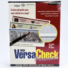 Mips Versa Check Personal Custom Check Creation Software 3.5