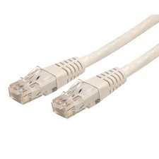 Startech C6PATCH20WH 20ft Cat6 Patch Cable RJ45 M-F White picture