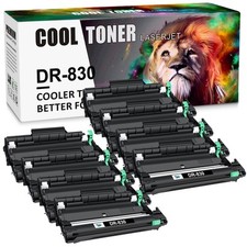 8PK DR830 Drum Unit for Brother TN830 HL-L2460DW HL-L2865DW MFC-L2807DW Printer picture