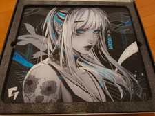 GLSSWRKS Kazemi Premium Glass Mouse Pad Blue Japan Limited Edition picture