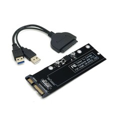 Chenyang 12+6 Pin Mac SSD to SATA Adapter with USB Cable Black Japan Import picture