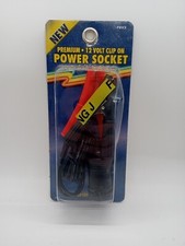 Barjan 300-420 12 Volt Clip On Power Socket New HTF 16 Gauge Heavy Duty Covers picture