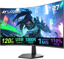 Immersive 27-Inch Curved Monitor | 120Hz Refresh Rate & VESA Compatible Design picture