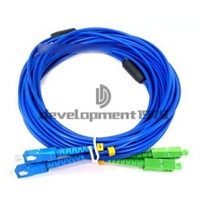SC/UPC-SC/APC Single-Mode 9/125 Duplex Fiber Optic Patch Cord 5M Armored Cable picture