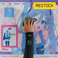 WALLHACK SP-005 Hatsune Miku OS Glass Mousepad PRESALE picture