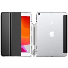 For Apple iPad 10.2 Case 2021 2020 2019 Ultra-Thin Transparent Cover Black picture
