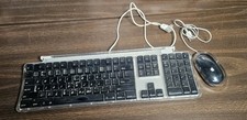 Vintage Black Apple Pro Keyboard M7803 USB Keyboard w/Mouse for iMac Mac Pro picture