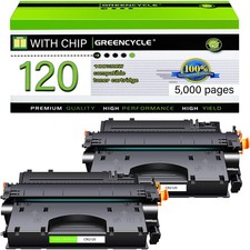 Greencycle 2 Pack Compatible Toner Cartridge Replacement For Canon Crg120 picture