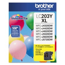 Brother LC203Y Innobella 550 Page-Yield High-Yield Ink - Yellow New picture