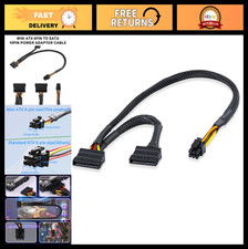 Mini ATX 6-Pin to SATA 15-Pin Adapter Cable for HDD/SSD/Optical Drive - 45cm + 1 picture