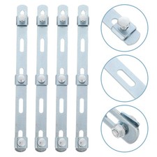 4 Pcs Grid Bridge Holder Cable Tray Mesh Fastener Connecting Clip picture