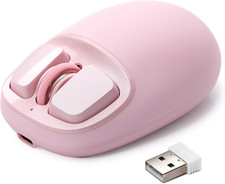 C1 Pink Wireless Mouse - Tri-Mode, 4800 DPI Optical Performance picture