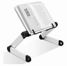 Adjustable Foldable Aluminum Book/laptop Stand/Riser 360° Rotation Anti-Slip picture