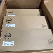 Lot of  10 NEW Dell KB813 Smartcard Reader Wired Keyboard - Black 026XGK picture