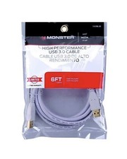 Monster 6 FT High Performance USB 3.0 Cable - New in Bag - 141096-00 picture